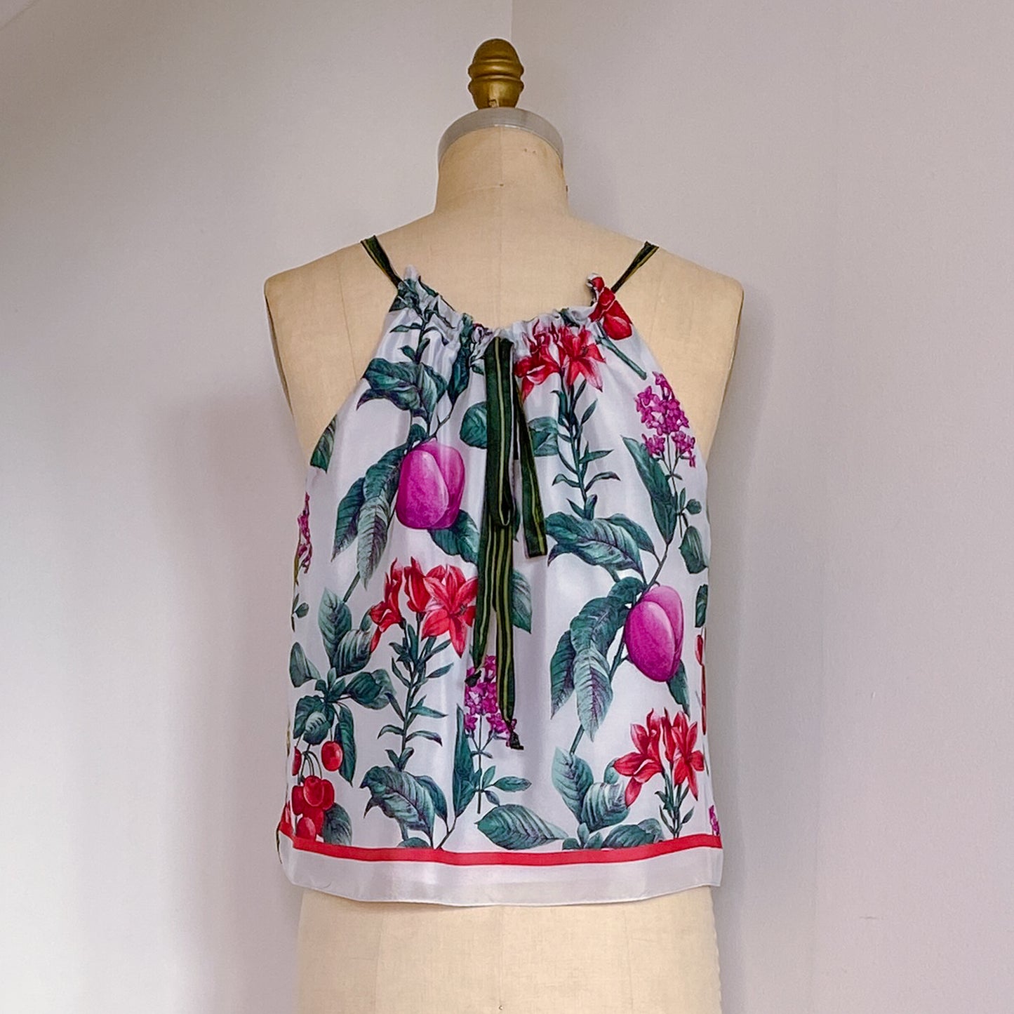 Annie top # 1 - Size Small - One-of-a-Kind - Silk