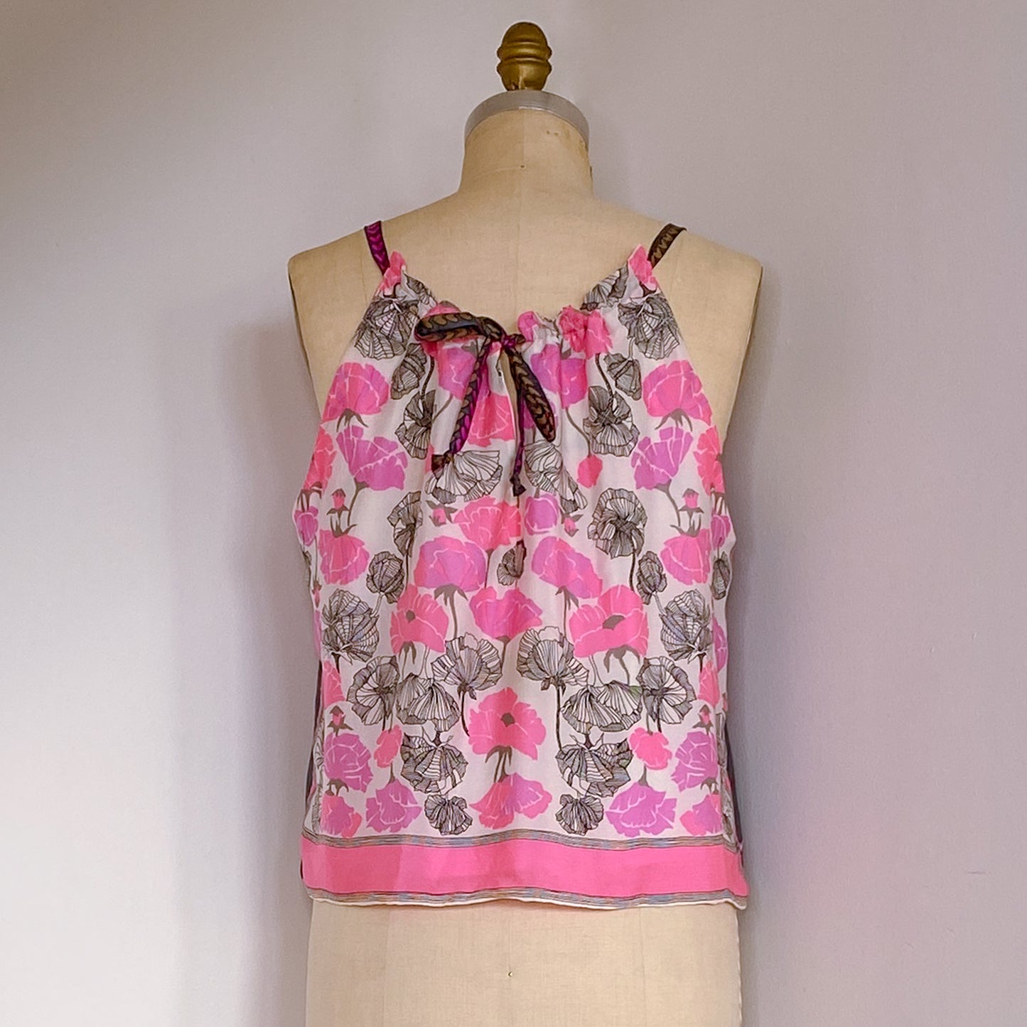Annie top # 2 - Size Medium - One-of-a-Kind - Silk