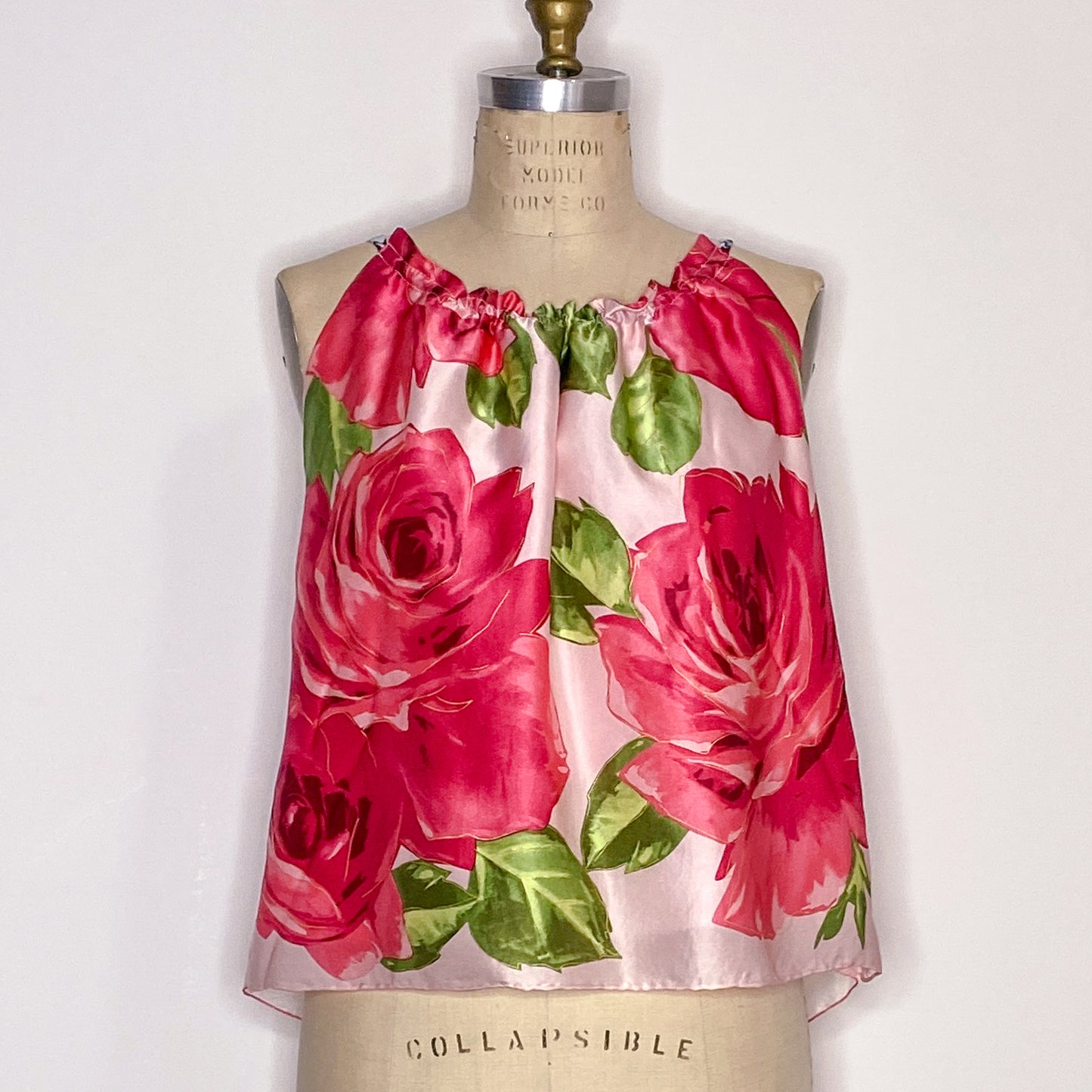 Annie top # 6 - Size X-Large - One-of-a-Kind - Silk
