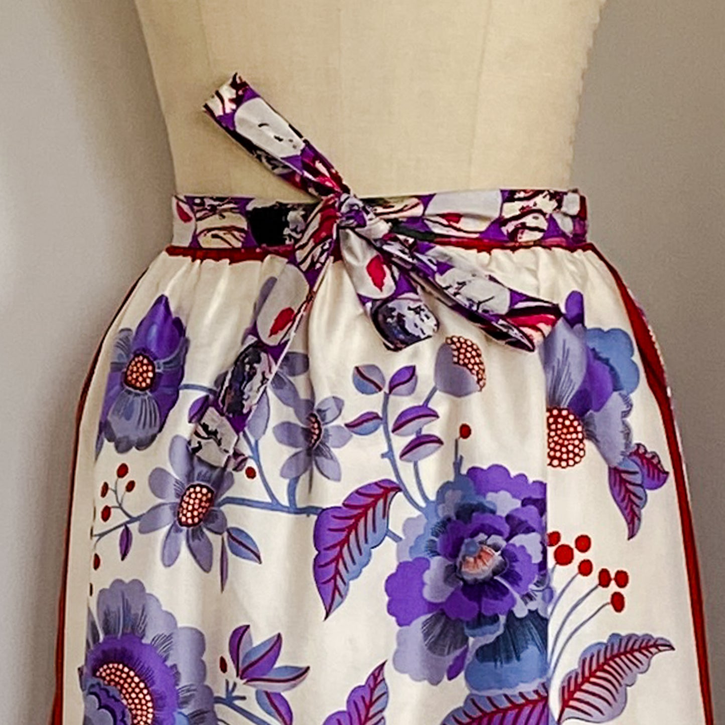 Ellie Wrap Skirt #10 - Size Medium - One-of-a-kind - Silk