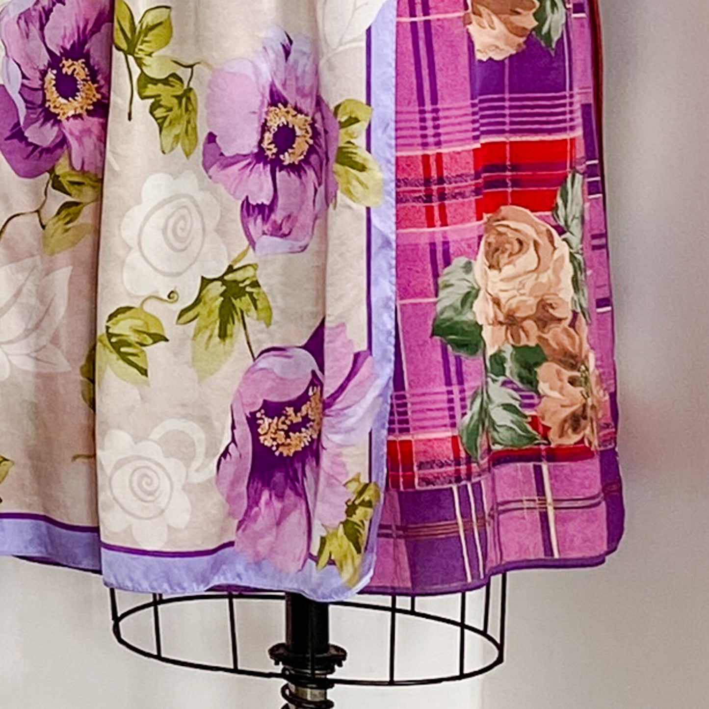 Ellie Wrap Skirt #10 - Size Medium - One-of-a-kind - Silk