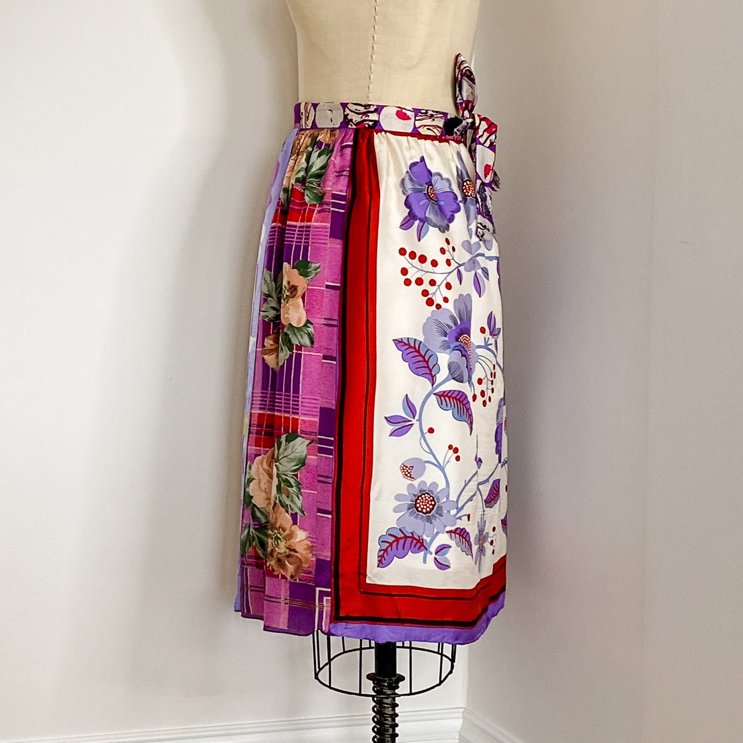 Ellie Wrap Skirt #10 - Size Medium - One-of-a-kind - Silk