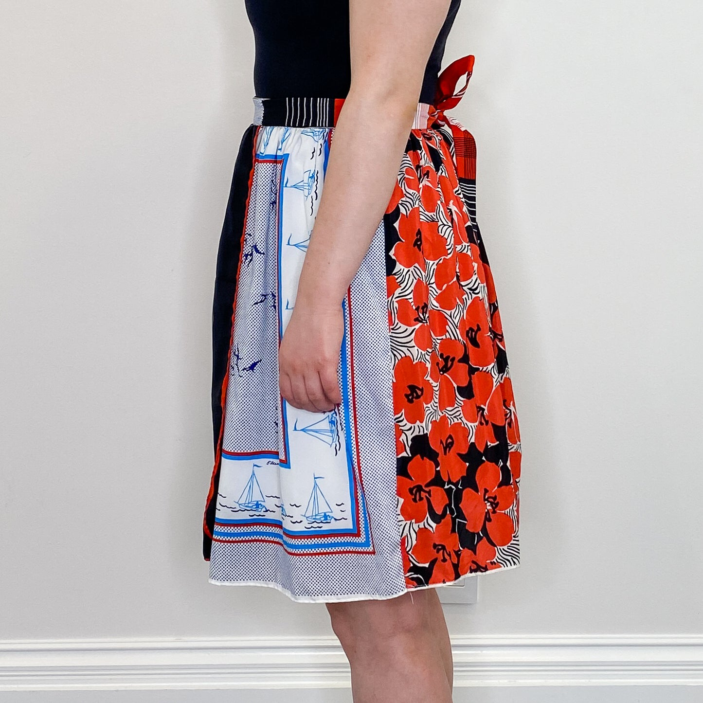 Ellie Wrap Skirt #3 - Size Small - One-of-a-Kind - Silk