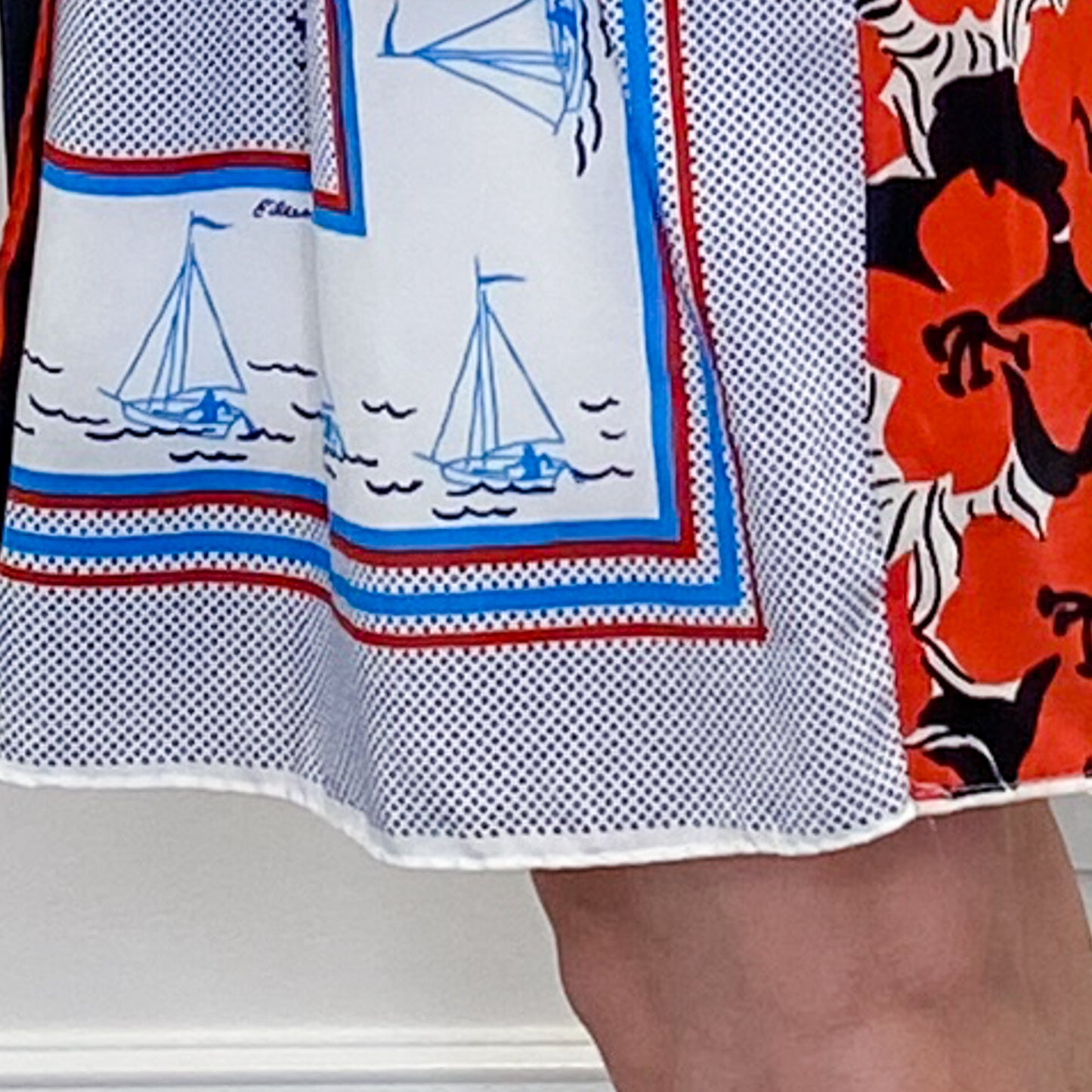Ellie Wrap Skirt #3 - Size Small - One-of-a-Kind - Silk