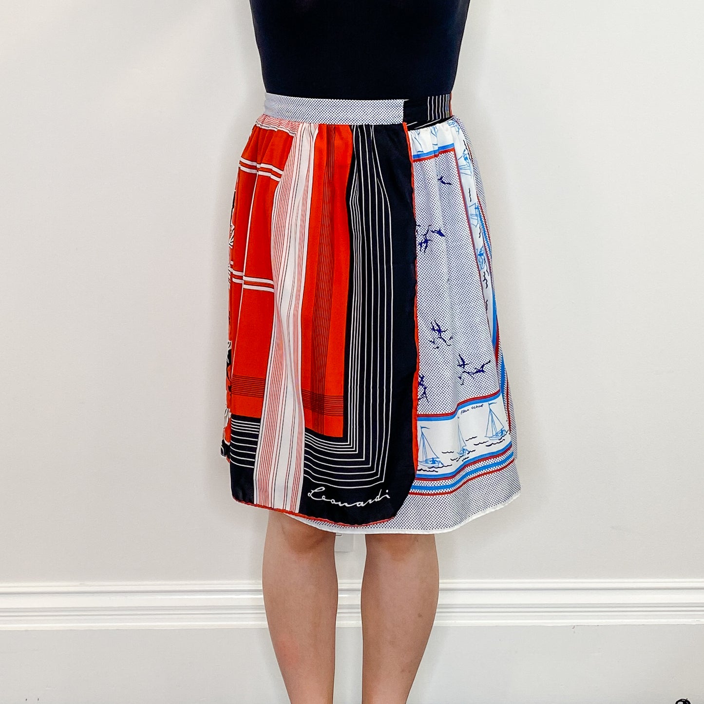 Ellie Wrap Skirt #3 - Size Small - One-of-a-Kind - Silk