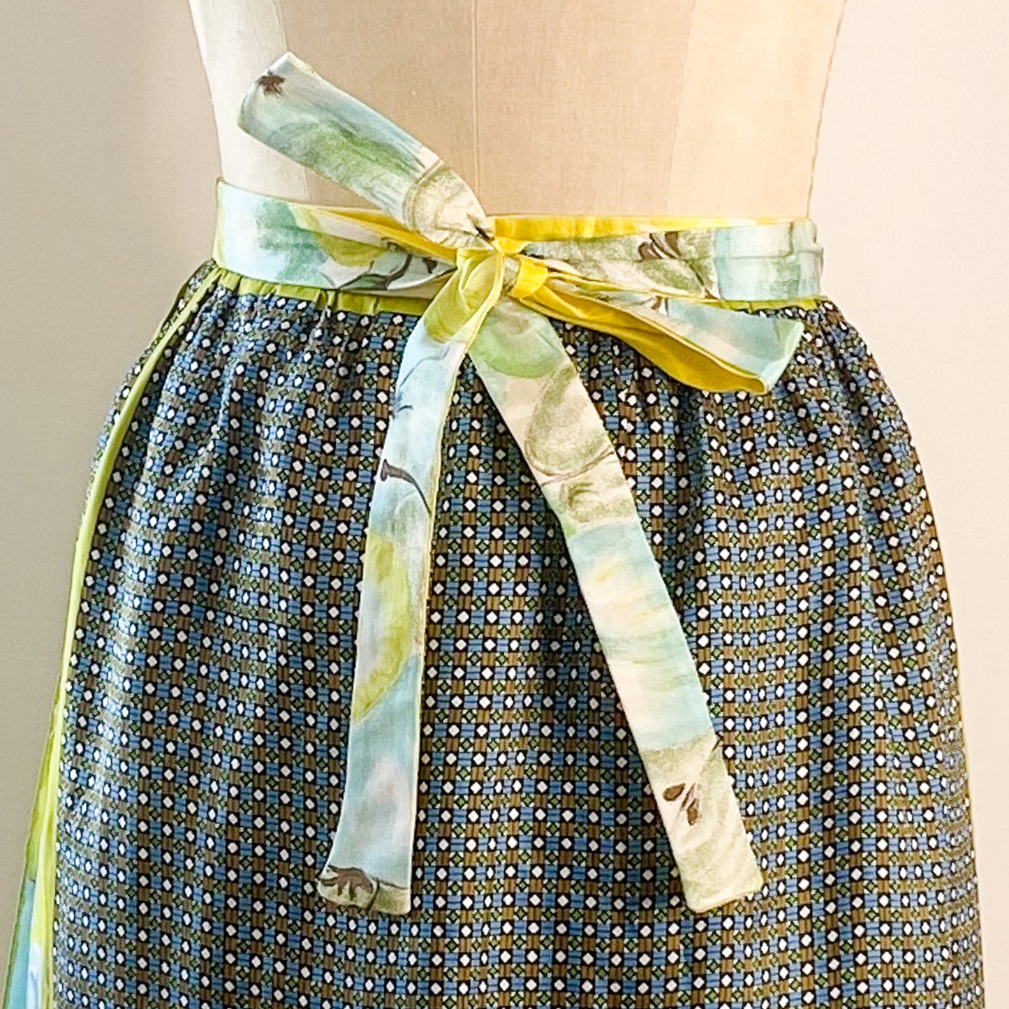 Ellie Wrap Skirt #2 - Size Large - One-of-a-kind - Silk