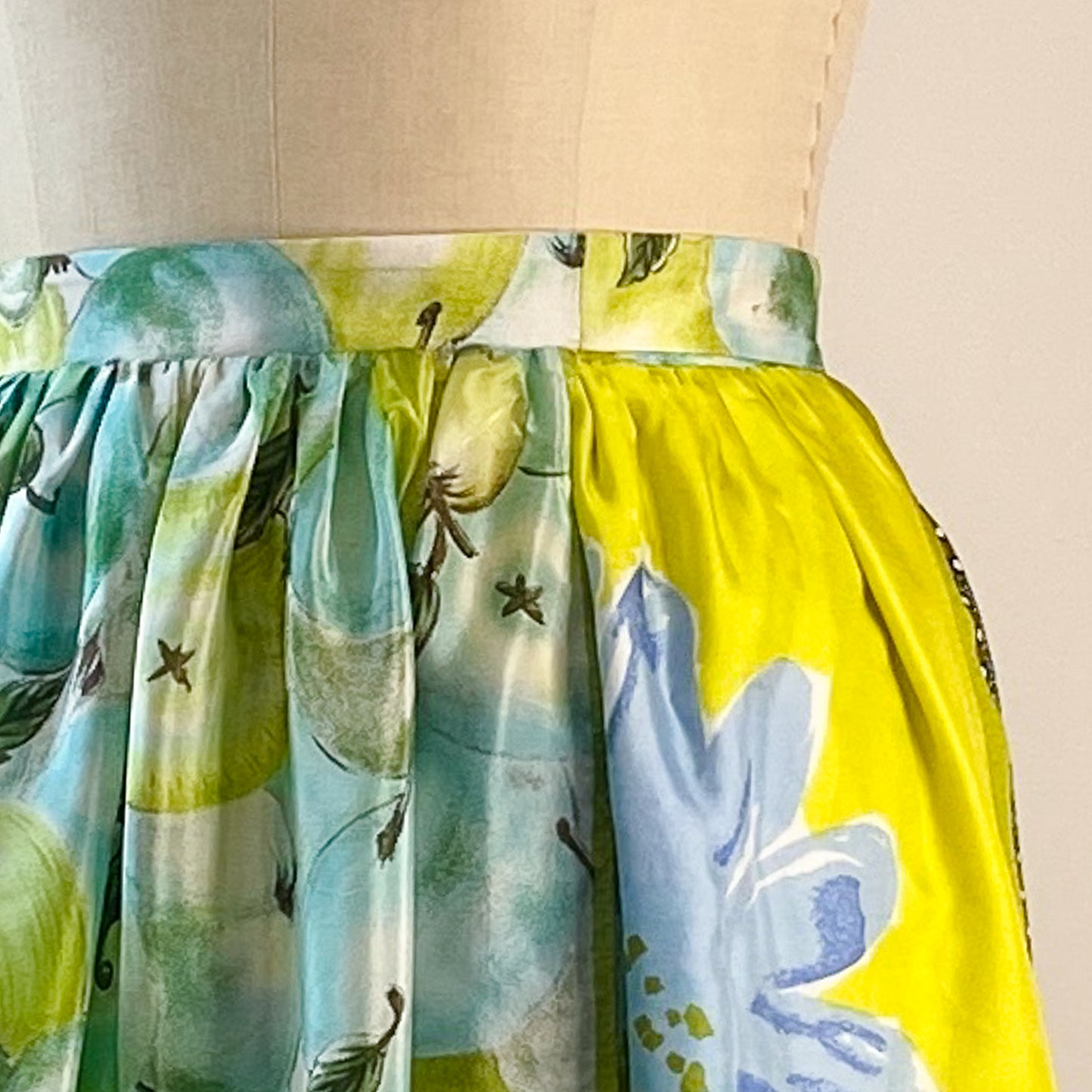 Ellie Wrap Skirt #2 - Size Large - One-of-a-kind - Silk