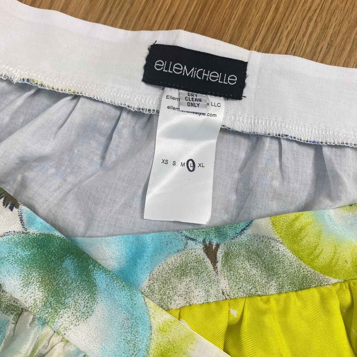 Ellie Wrap Skirt #2 - Size Large - One-of-a-kind - Silk