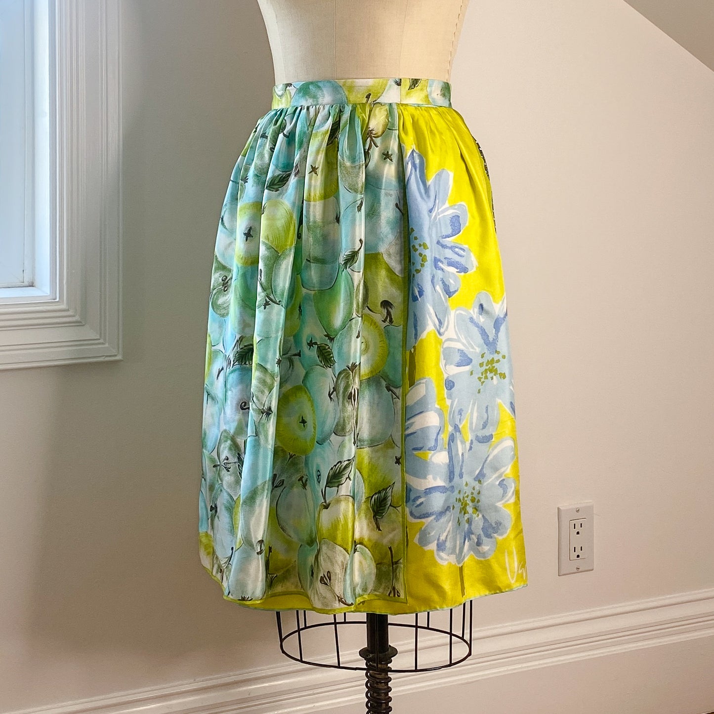 Ellie Wrap Skirt #2 - Size Large - One-of-a-kind - Silk