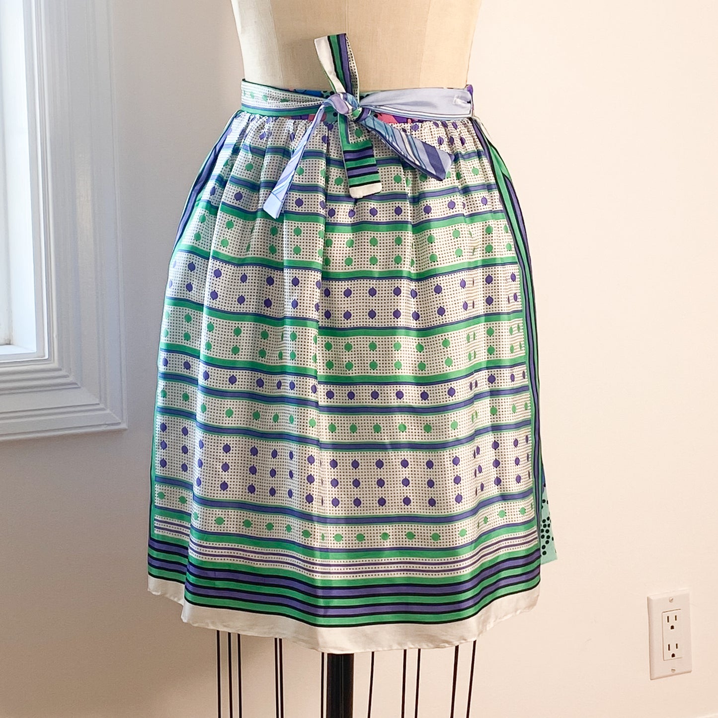 Ellie Wrap Skirt #6 - Size Small - One-of-a-kind - Silk