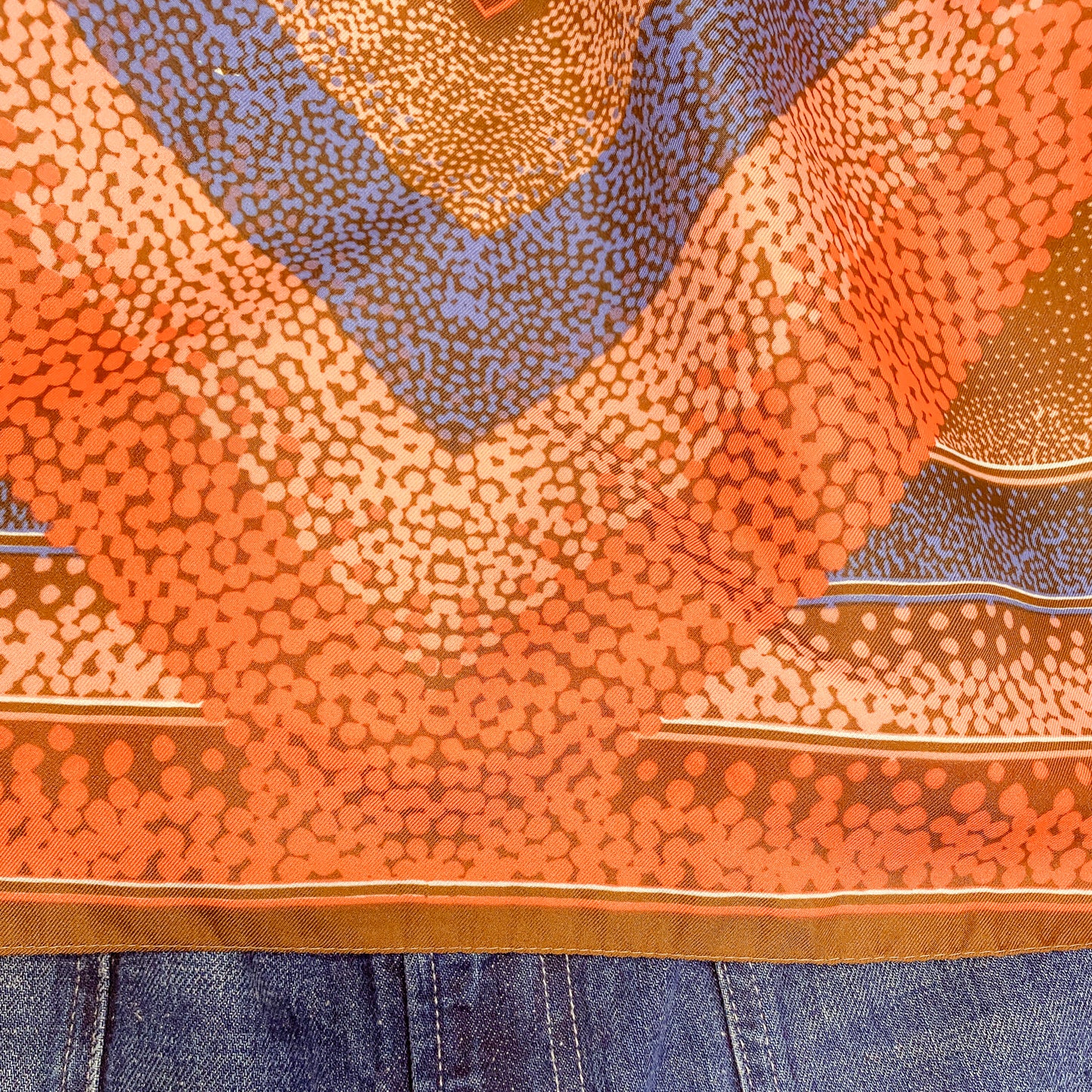 Scarf Halter Top Upcycled Vintage - Size X-Large - One-of-a-Kind - Annie top # 3