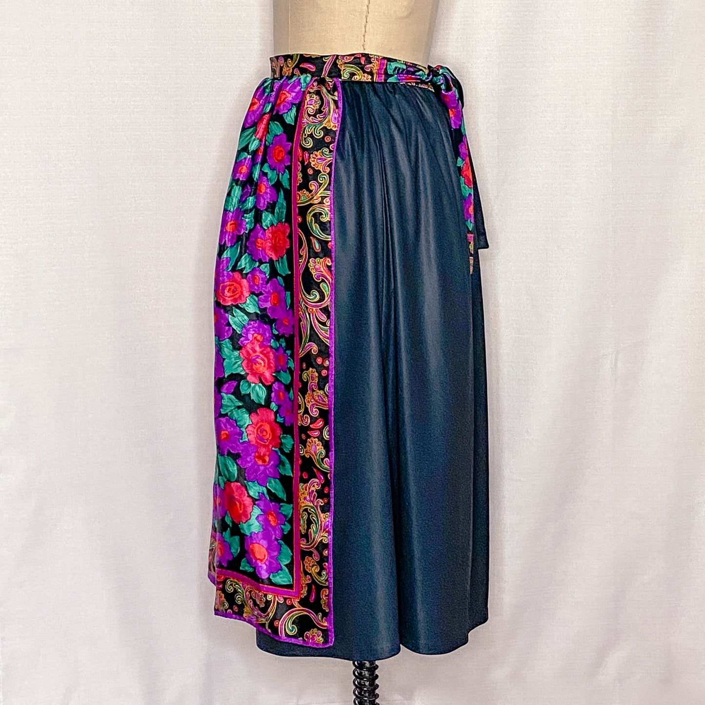 Ellie Wrap Skirt # 15 - Size X-Large - One-of-a-Kind