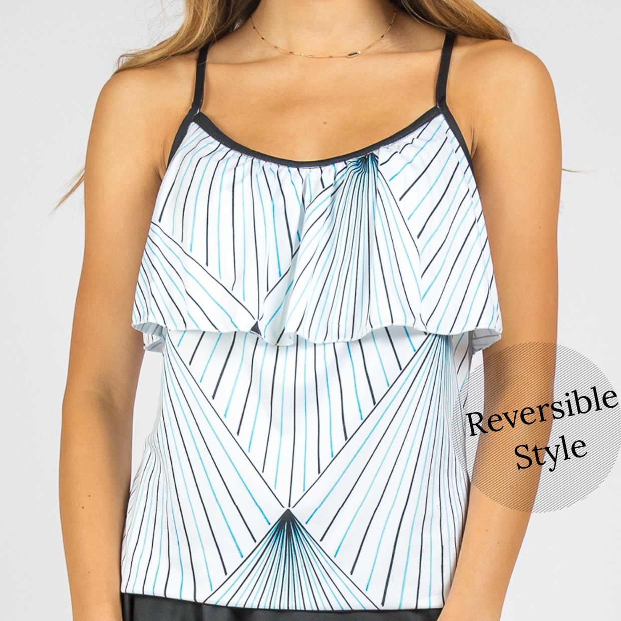 " This top just makes me feel cute. I love how many different styles I can do "