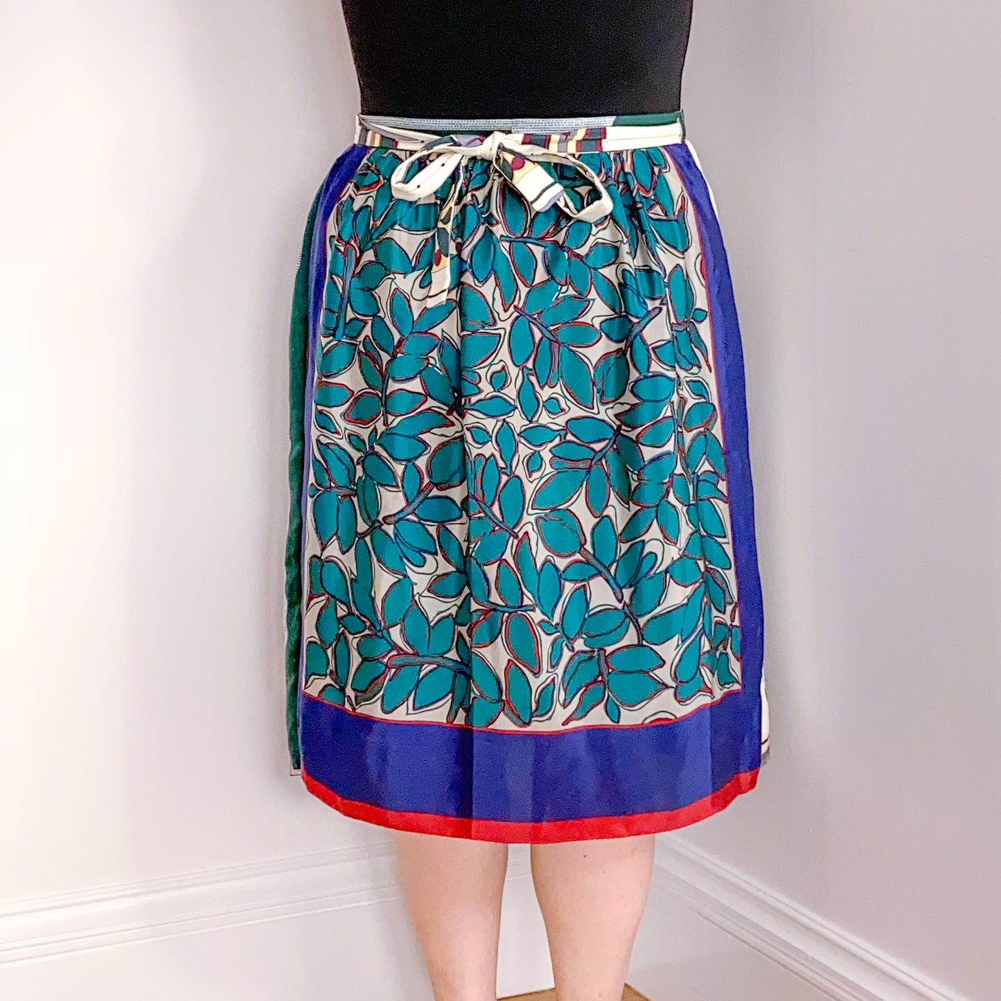 SOLD - Ellie Wrap Skirt #8 - Size X-Large - One-of-a-Kind - Silk
