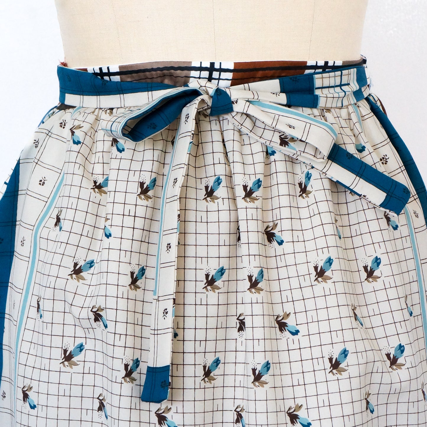 Upcycled  Wrap Skirt # 17 - Size Small - One-of-a-Kind