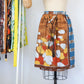 Upcycled  Wrap Skirt # 17 - Size Small - One-of-a-Kind